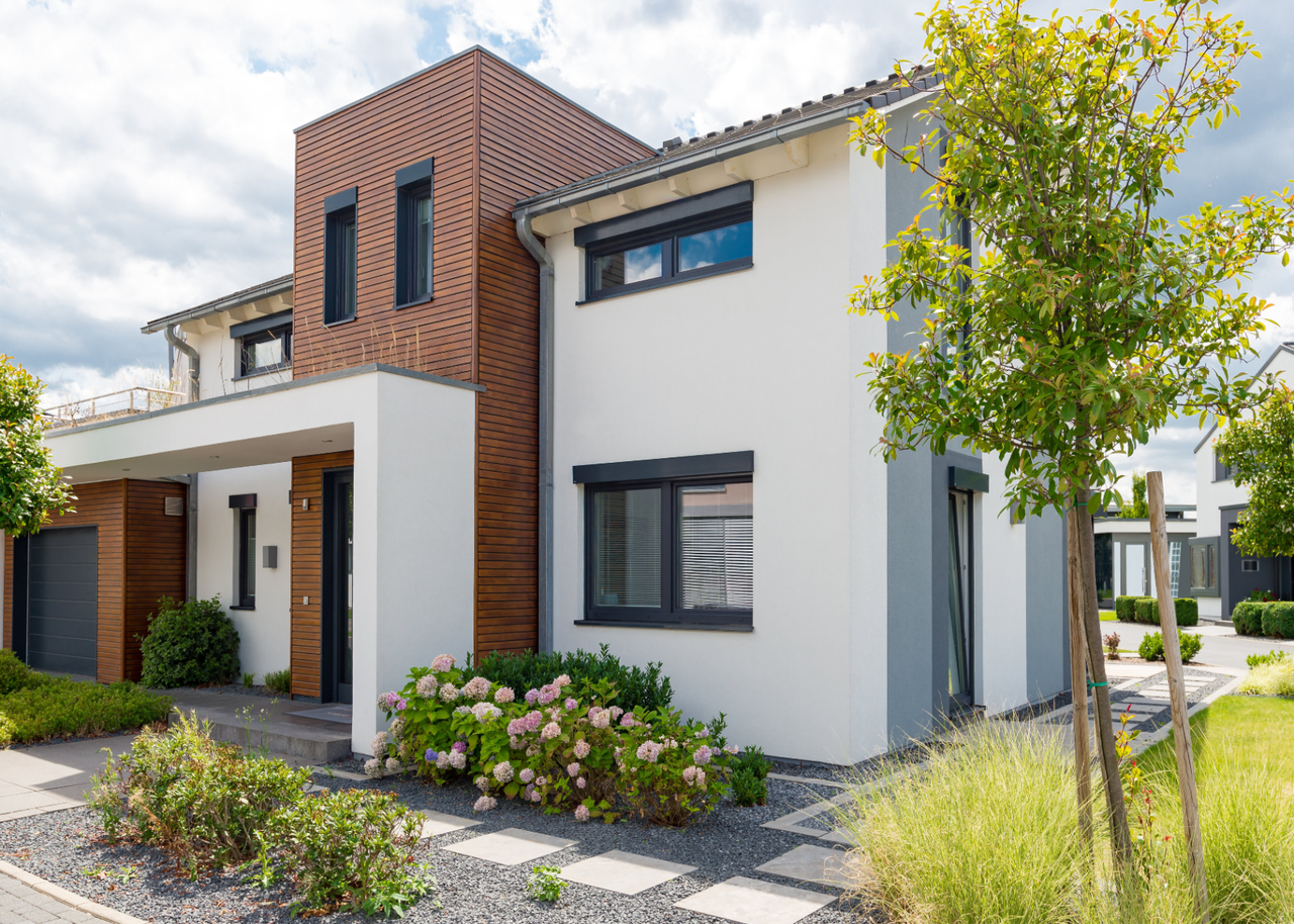 Einfamilienhaus mit Vorgarten