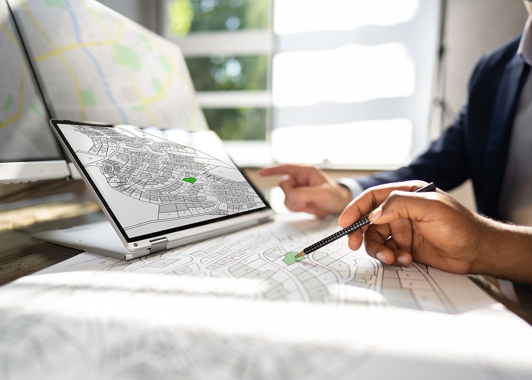 Pläne von einem Haus